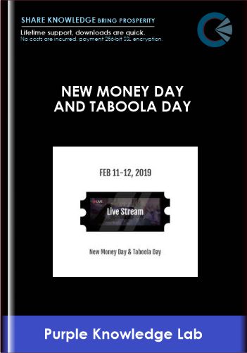New Money Day and Taboola Day - Purple Knowledge Lab (James Elswyk)
