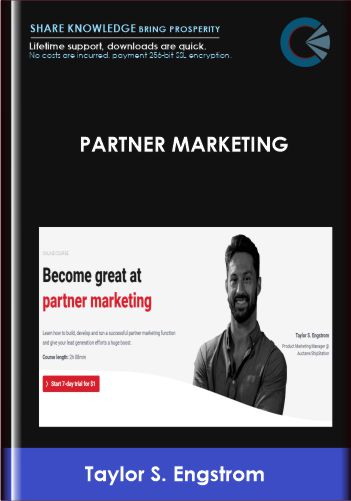 Partner Marketing - ConversionXL, Taylor S. Engstrom