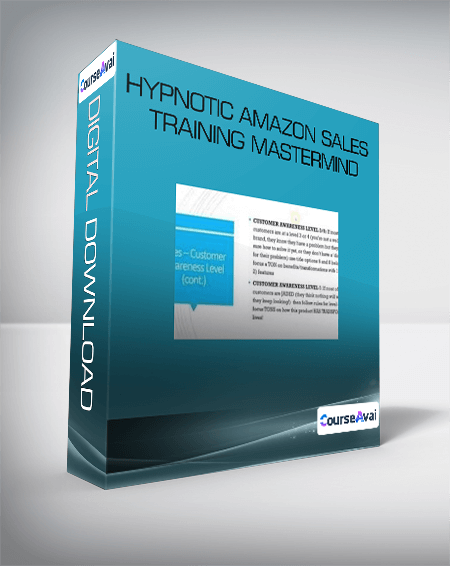 Purchuse Hypnotic Amazon Sales Training Mastermind course at here with price $97 $12.