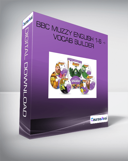 Purchuse BBC Muzzy English 1-6 + Vocab Builder course at here with price $148 $32.