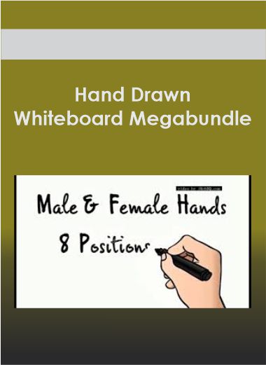 Purchuse Hand Drawn Whiteboard Megabundle course at here with price $9 $9.